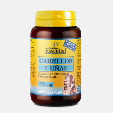 Cabelos e Unhas 225 mg – 90 cápsulas – Nature Essential