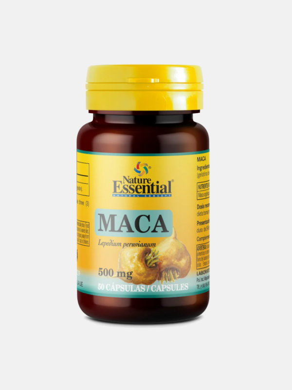 Maca 500 mg - 50 cápsulas - Nature Essential