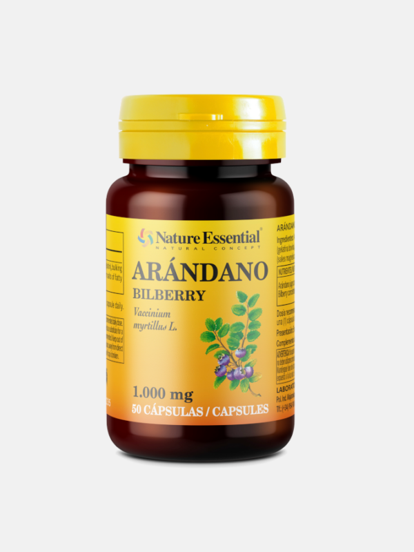 Arando / Mirtilo 1000 mg - 50 cápsulas - Nature Essential