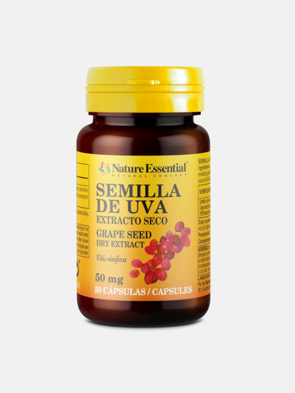 Grainha de Uva 50 mg - 50 cápsulas - Nature Essential