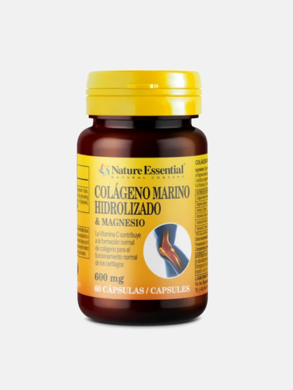 Colagénio Marinho 600 mg - 60 cápsulas - Nature Essential