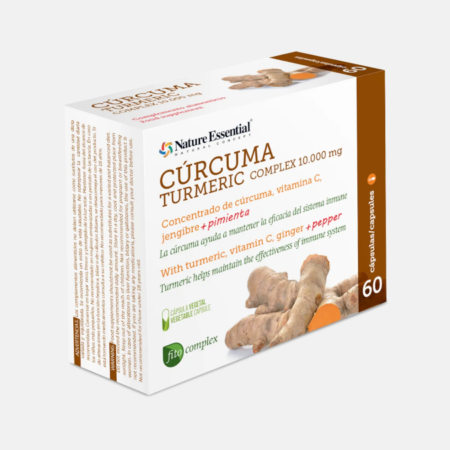 Curcuma Complex 10000mg – 60 cápsulas – Nature Essential
