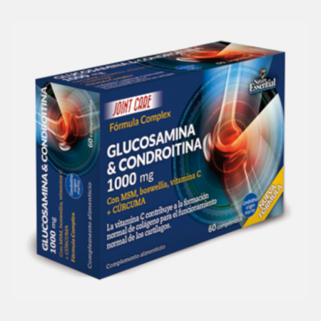 Glucosamina Condroitina MSM 1000mg – 60 comprimidos – Nature Essential