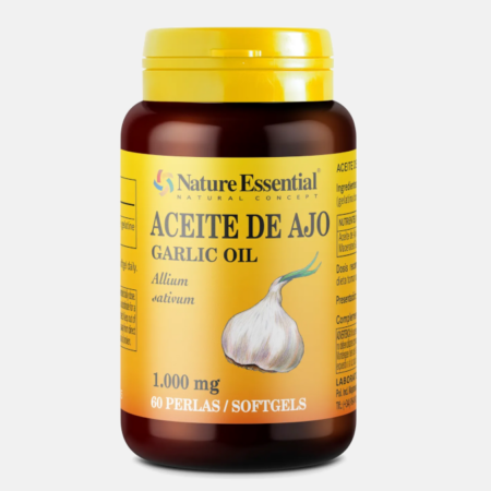 Garlic Oil 1000mg – 60 cápsulas – Nature Essential