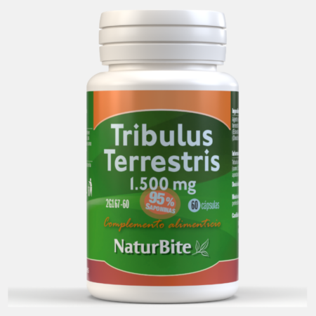 Tribulus Terrestris 95% saponinas – 60 cápsulas – NaturBite