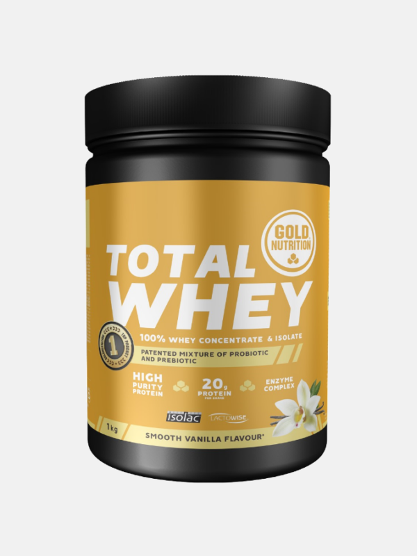 Total Whey Baunilha - 800 g - Gold Nutrition