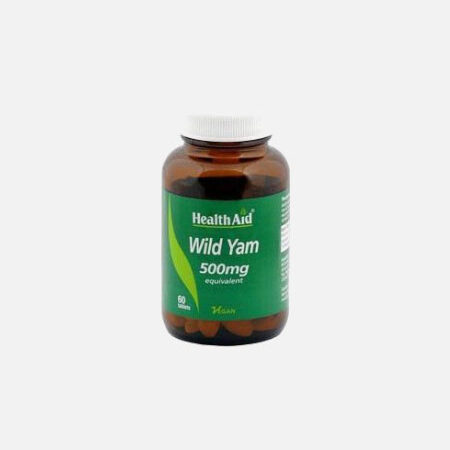 Inhame Silvestre (wild yam) 500mg – 60 comprimidos – HealthAid