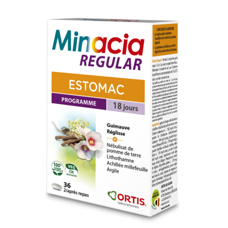 Minacia Regular ESTOMAC – 36 comprimidos – Ortis