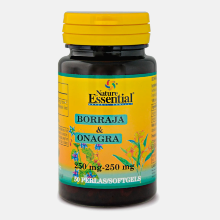 Borragem e Onagra 500 mg – 50 cápsulas – Nature Essential