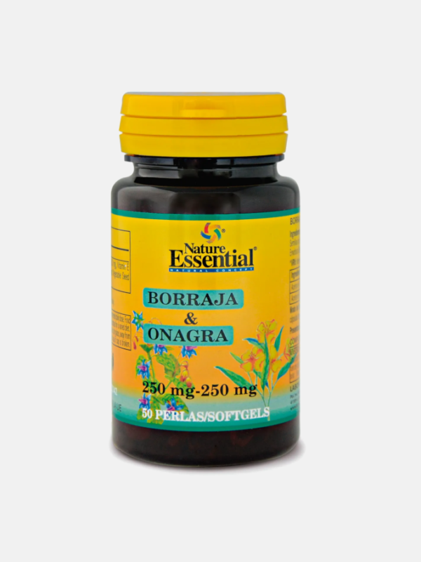 Borragem e Onagra 500 mg - 50 cápsulas - Nature Essential