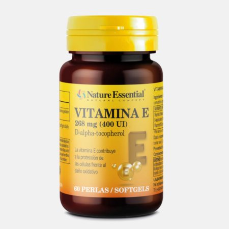 Vitamina E 400 UI – 60 cápsulas – Nature Essential