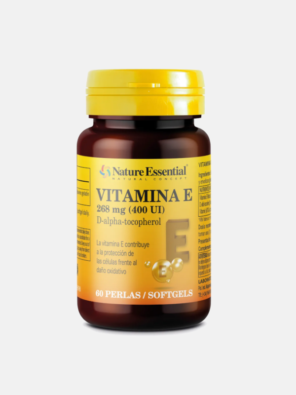 Vitamina E 400 UI - 60 cápsulas - Nature Essential