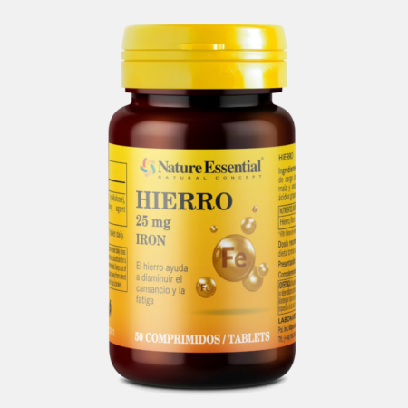 Ferro 25mg – 50 comprimidos – Nature Essential