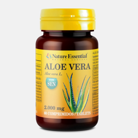 Aloe vera 2000mg com Sene – 60 comprimidos – Nature Essential