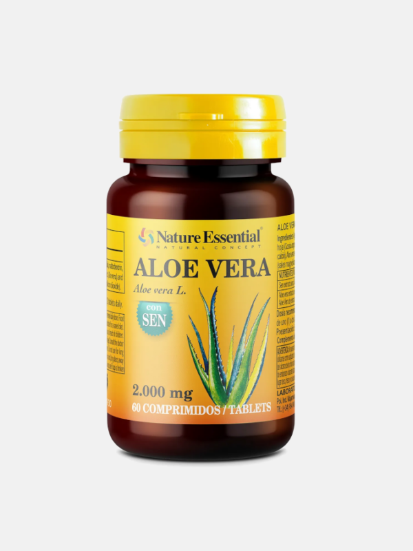 Aloe vera 2000mg com Sene - 60 comprimidos - Nature Essential