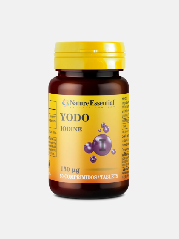 Iodo 150 mcg - 50 comprimidos - Nature Essential