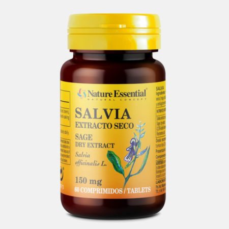 Salvia 150 mg – 60 comprimidos – Nature Essential