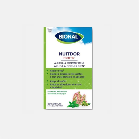 Nuitdor Forte – 60 cápsulas – Bional