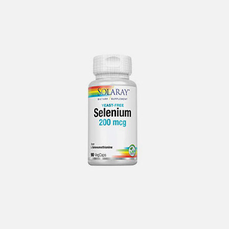 Selenium 200 mcg – 90 cápsulas – Solaray