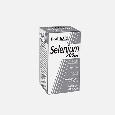 Selenium 200ug – 60 comprimidos – HealthAid
