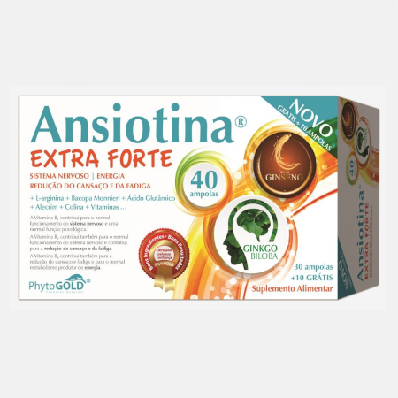 Ansiotina Extra Forte – 40 ampolas – Phytogold