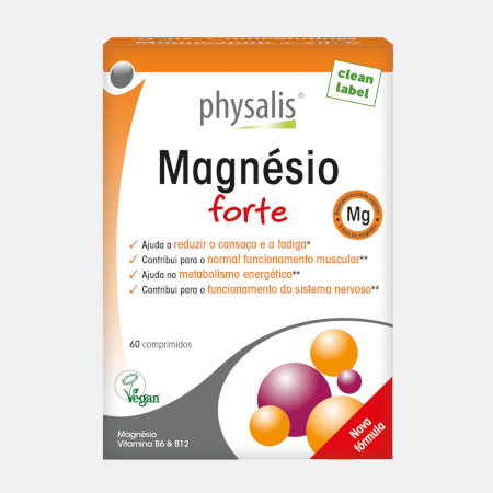 Magnésio forte – 60 comprimidos – Physalis