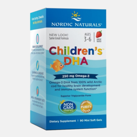 Childrens DHA – 90 cápsulas – Nordic Naturals