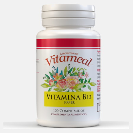 Vitamina B12 500mcg – 100 comprimidos – Vitameal