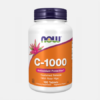 Vitamin C-1000 Sustained Release Rose Hips - 100 comprimidos - Now