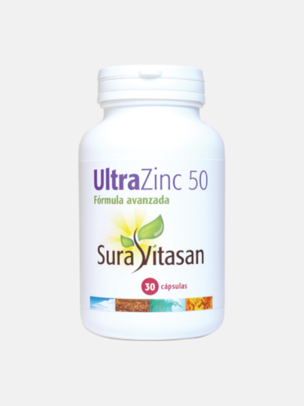 Ultra Zinco 50 mg - 30 cápsulas - Sura Vitasan