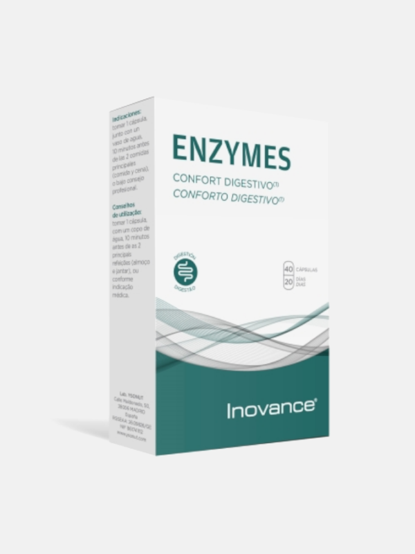 Inovance ENZYMES - 40 cápsulas - Ysonut