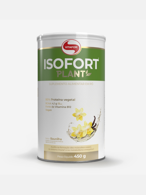 Isofort plant Baunilha - 450g - Vitafor