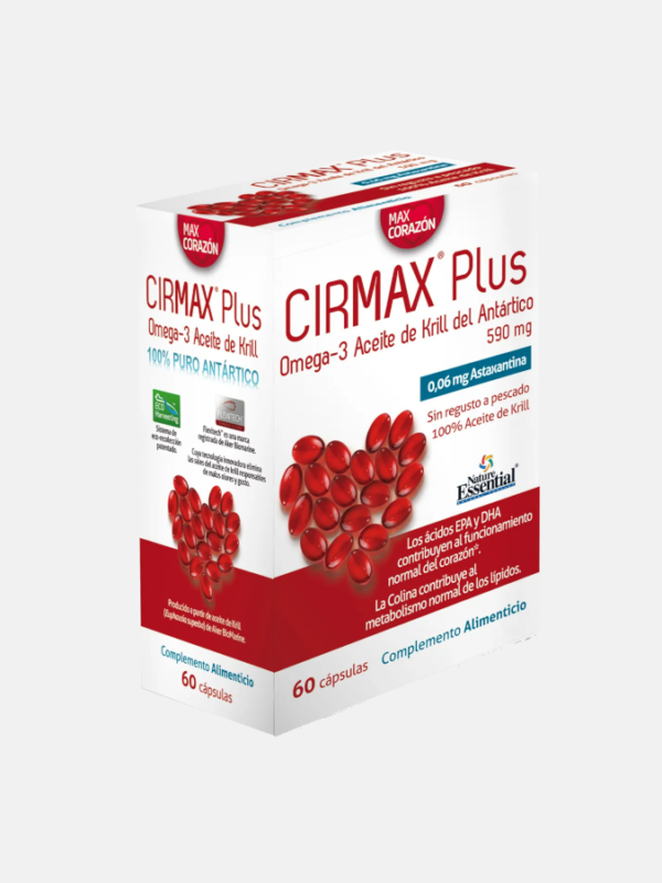 CIRMAX Plus óleo de Krill 590mg - 60 cápsulas - Nature Essential