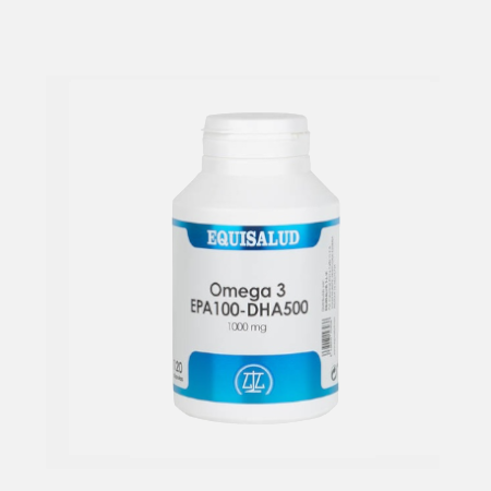 Ómega 3 Alto teor EPA100-DHA500 – 1000 mg – 120 cápsulas – Equisalud
