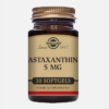 Astaxanthin 5mg - 30 cápsulas - Solgar