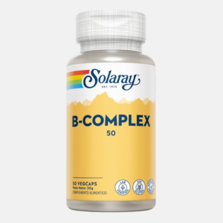 B-Complex 50 – 50 cápsulas – Solaray