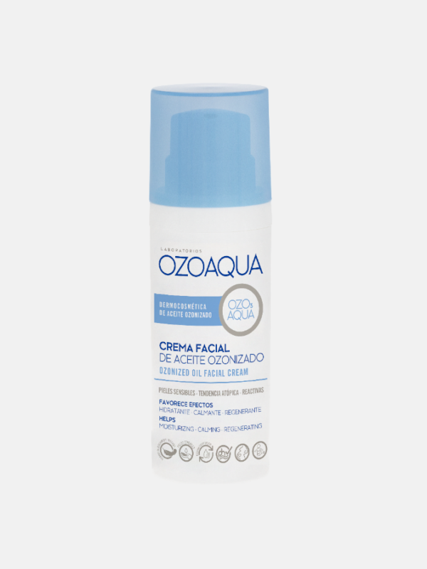 Creme Facial Óleo Ozonizado - 50ml - OzoAqua
