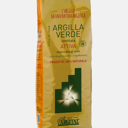 Argila Verde Ventilada Ativa – 500g – Argital