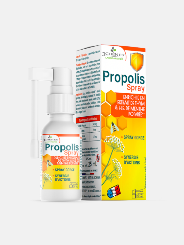 Propolis Spray - 25ml - 3 Chênes