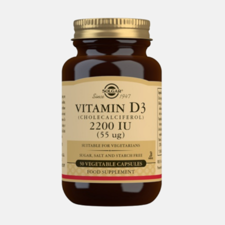 Vitamina D3 (100mcg) 4000UI – 120 cápsulas – Solgar