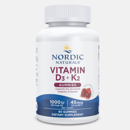 Vitamin D3+K2 Gummies – 60 gomas – Nordic Naturals