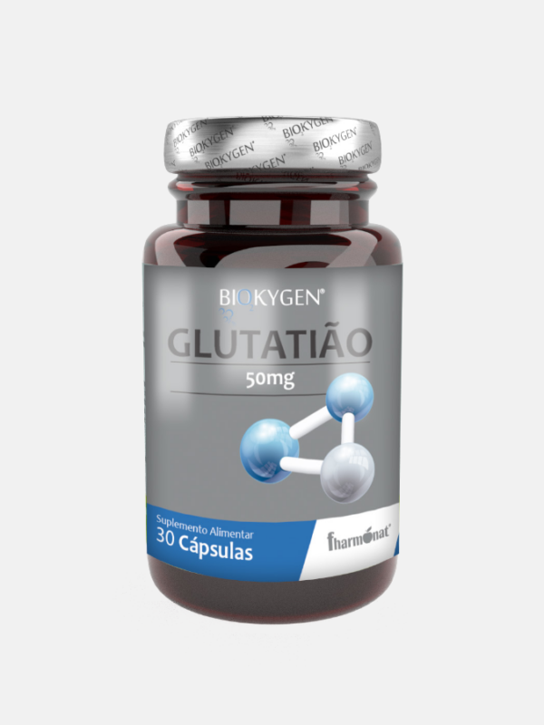 Biokygen Glutatião 50mg - 30 cápsulas - Fharmonat