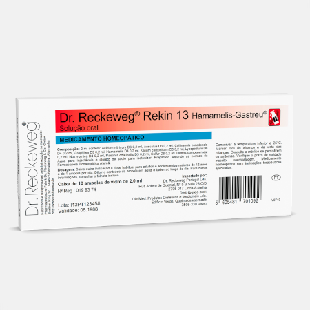 Rekin 13 – 10 ampolas – Dr. Reckeweg