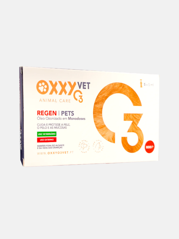 OxxyO3 VET Regen Pets - 5 x 5ml