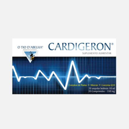 Cardigeron – 20 ampolas + 20 comprimidos – O Tio d´Abelha