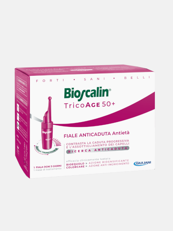 Bioscalin TricoAGE 50+ Antiqueda - 10 ampolas
