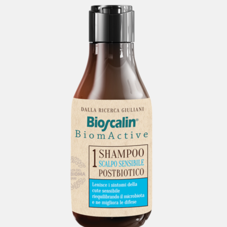 Bioscalin BiomActive Champô Pos-Biótico Sensível – 200ml