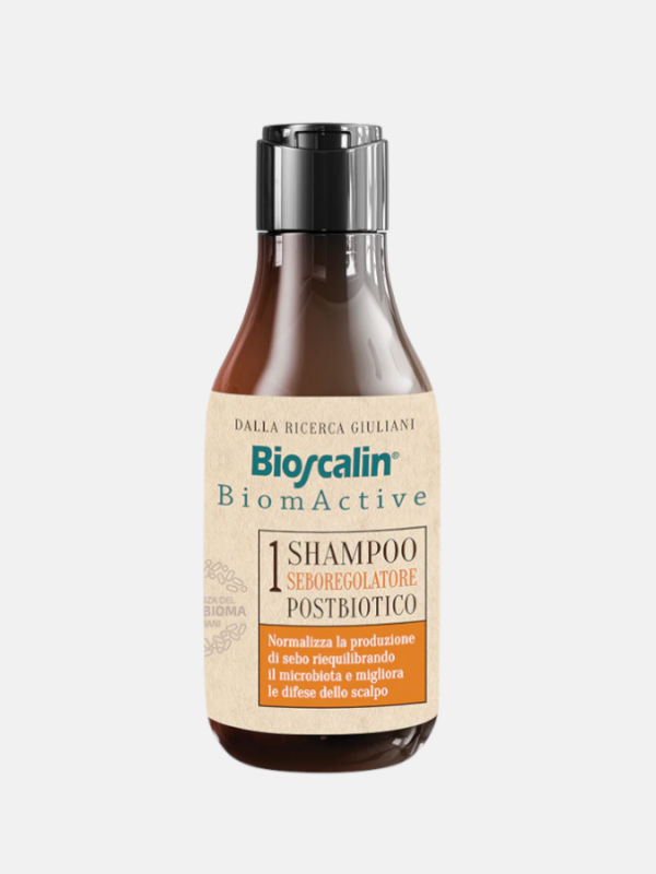 Bioscalin BiomActive Champô Pos-Biótico Seborregulador - 200ml