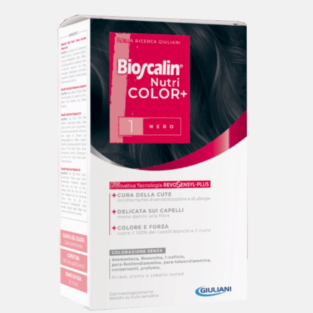 Bioscalin NutriCOLOR+ Coloração Preto 1 – 40ml