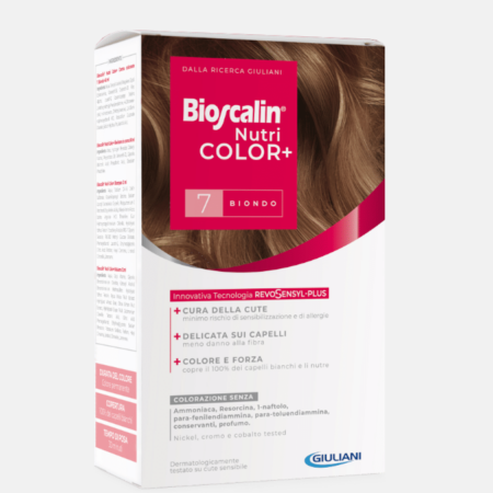 Bioscalin NutriCOLOR+ Coloração Louro 7 – 40ml